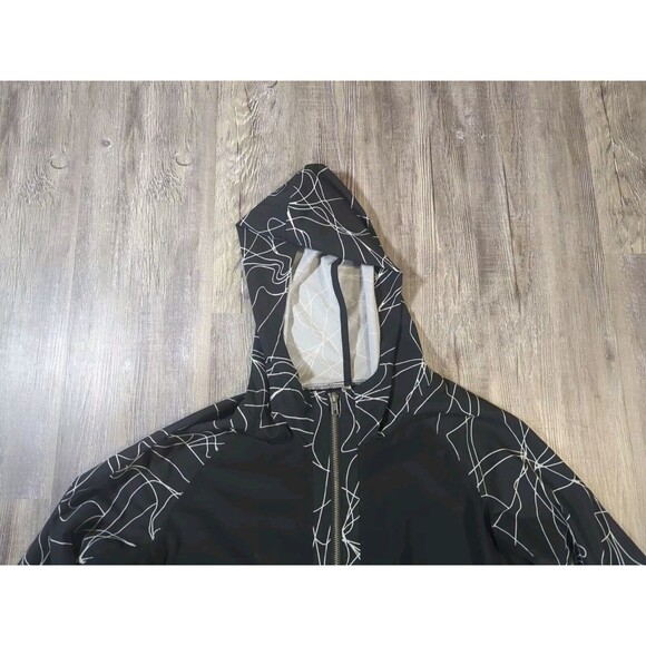 Fabletics Jiae Lightweight Jacket Black White Scribble Women's Size Large - Picture 7 of 15